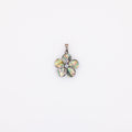 Abalone Shell Plumeria Pendant