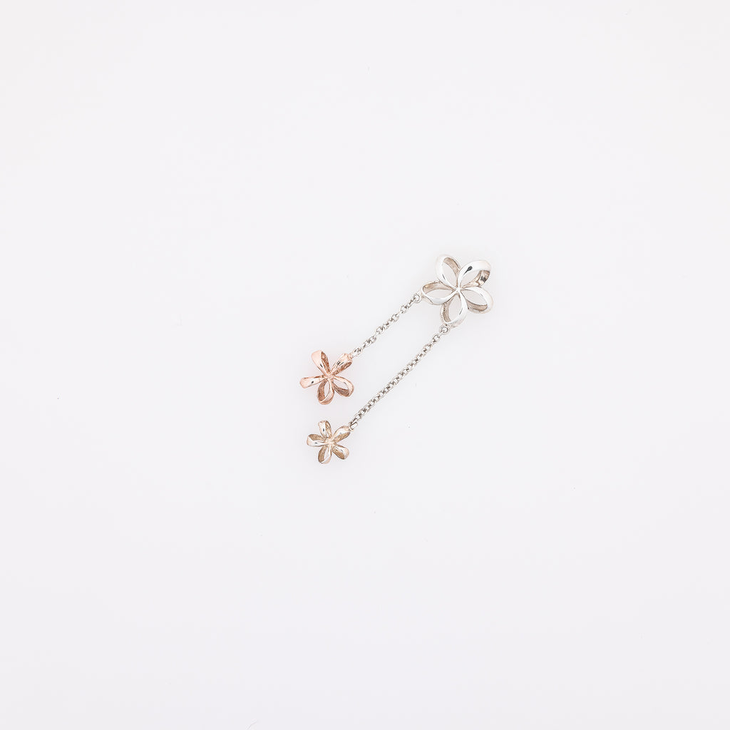 Dangling Triple Plumeria Pendant