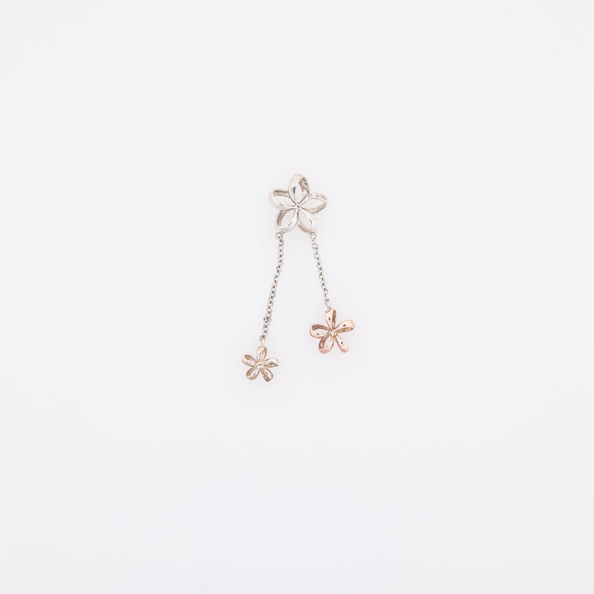 Dangling Triple Plumeria Pendant