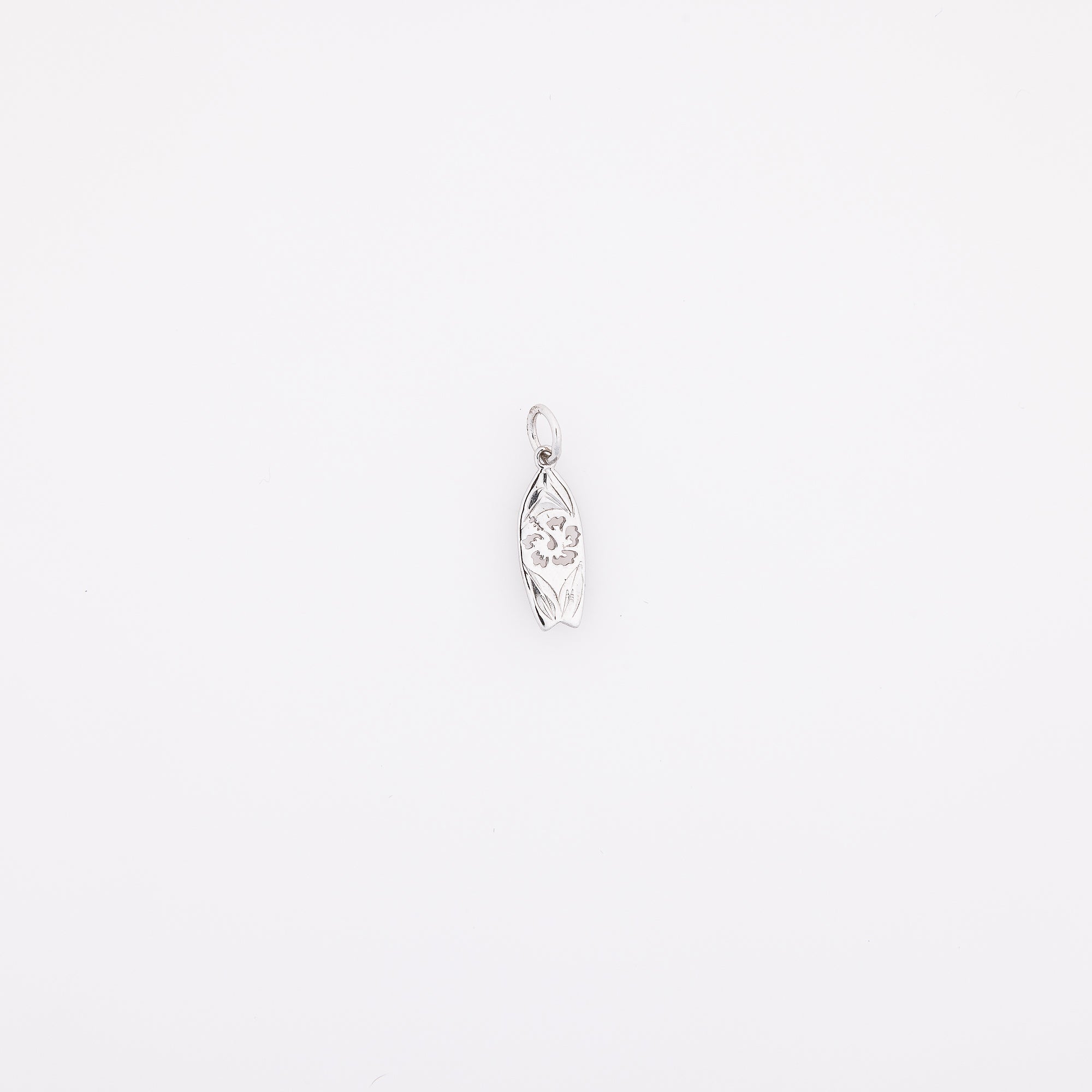 Mini Hibiscus Surfboard Pendant