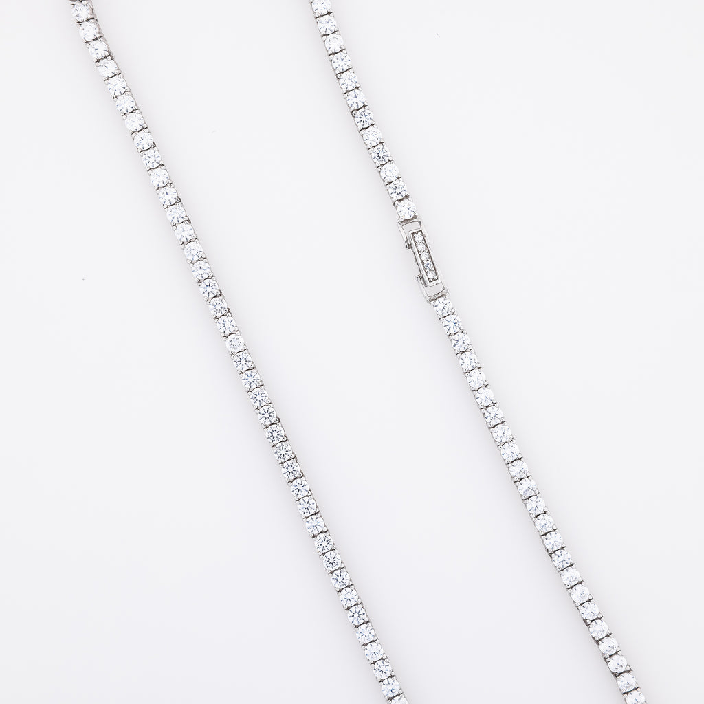 CZ Sparkly Tennis Necklace Chain