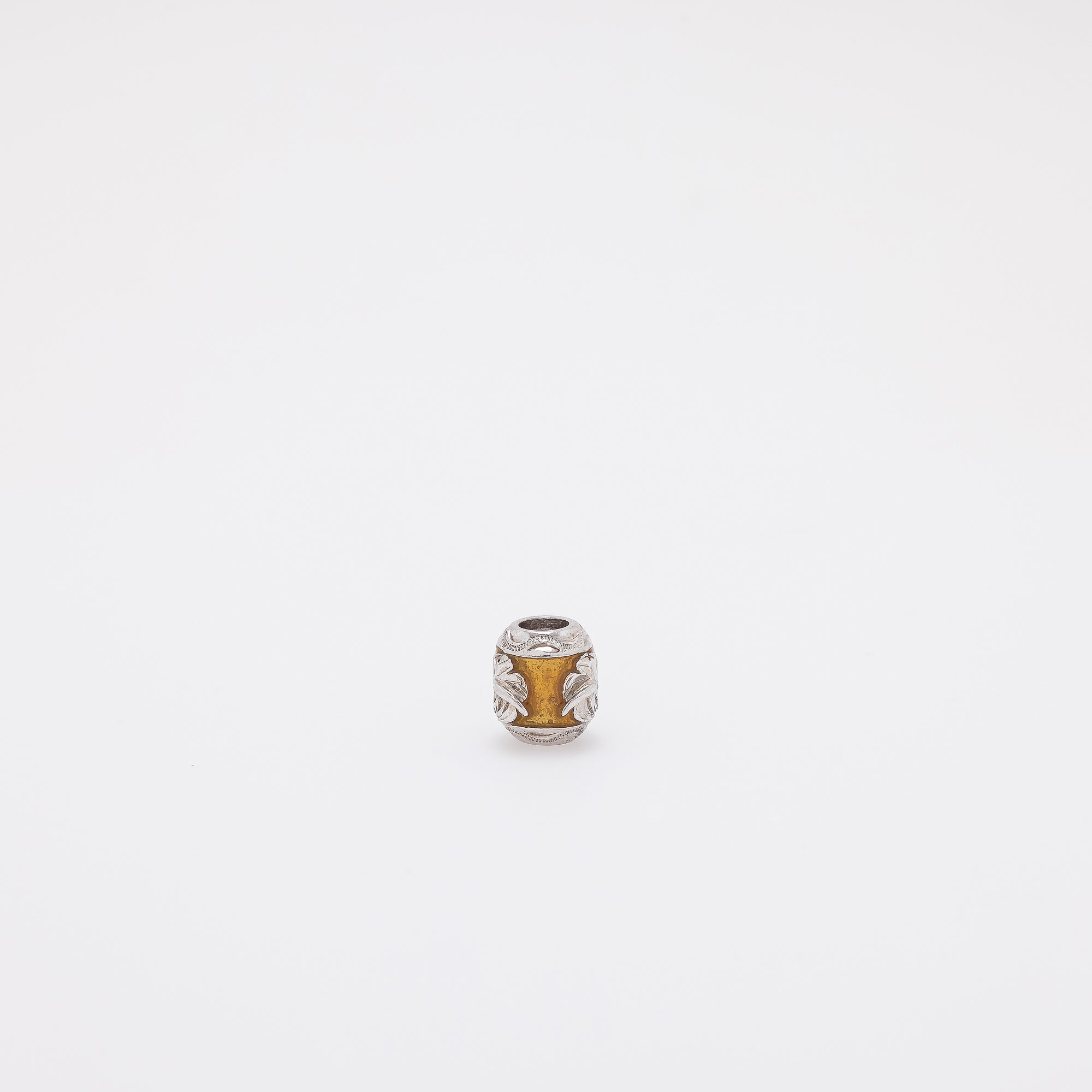 Coffee Enamel Hibiscus Barrel