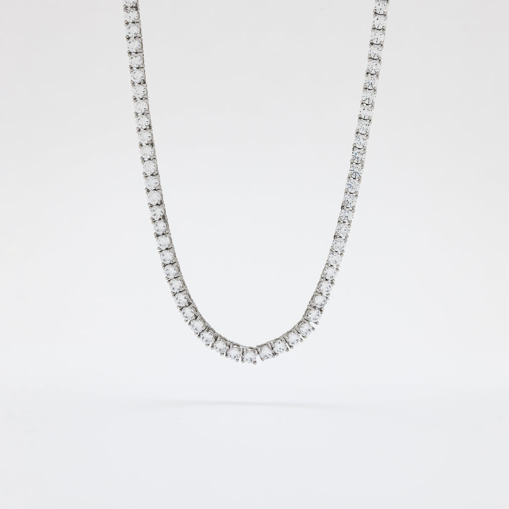 CZ Sparkly Tennis Necklace Chain