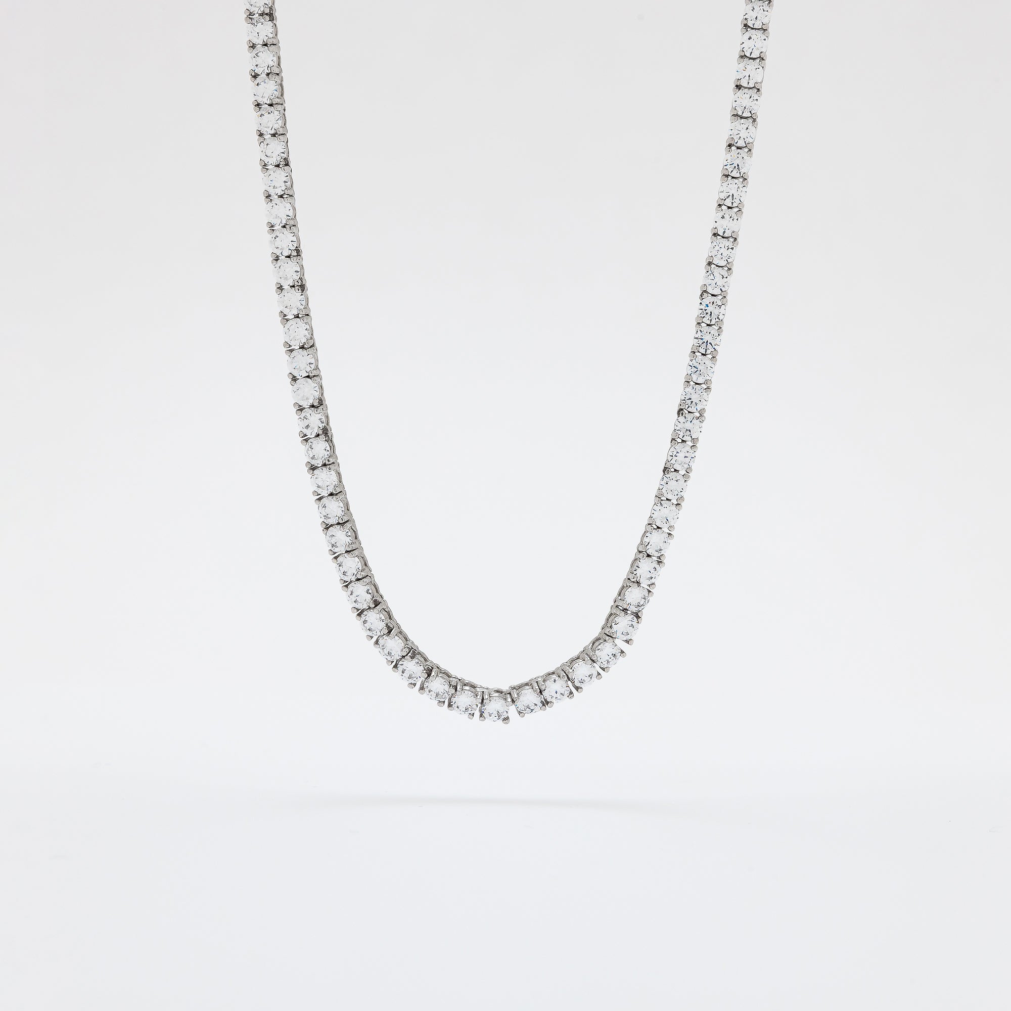 CZ Sparkly Tennis Necklace Chain