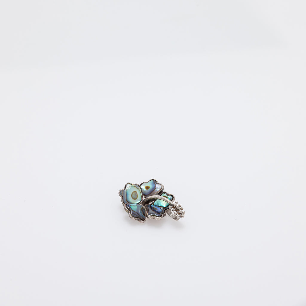 Abalone Hibiscus Pendant