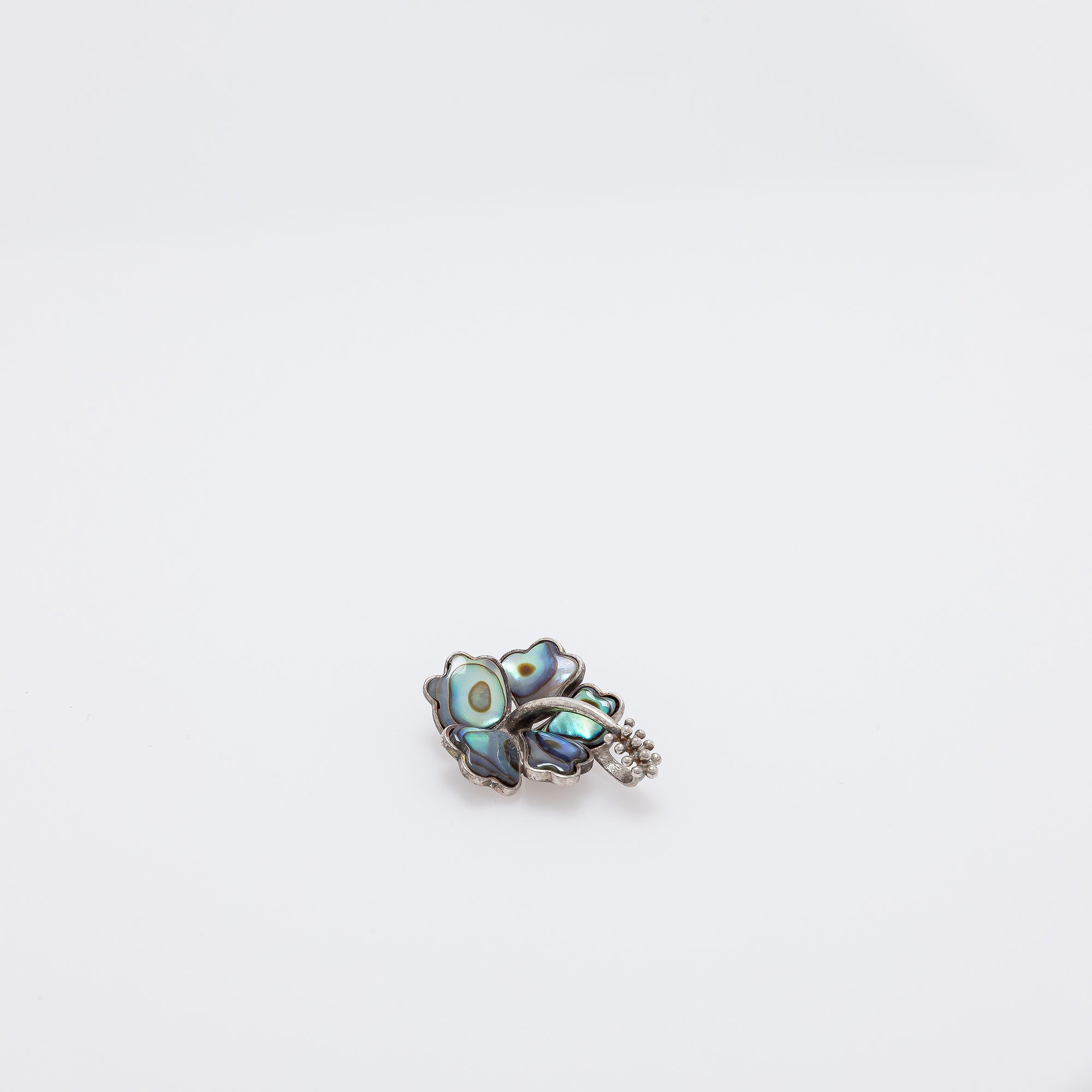 Abalone Hibiscus Pendant