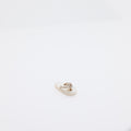 White Shell CZ Plumeria Slippah