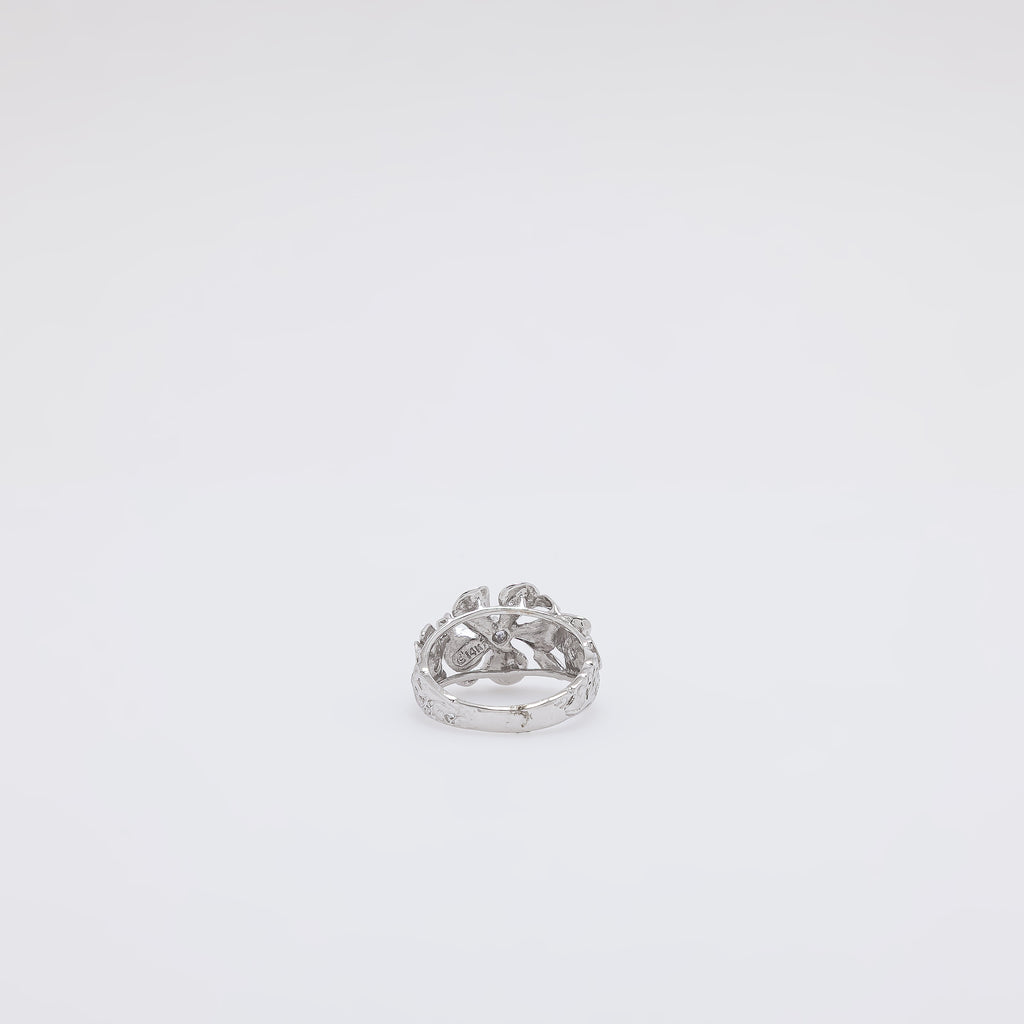 Triple Tanzanite Plumeria Ring [Size 7]