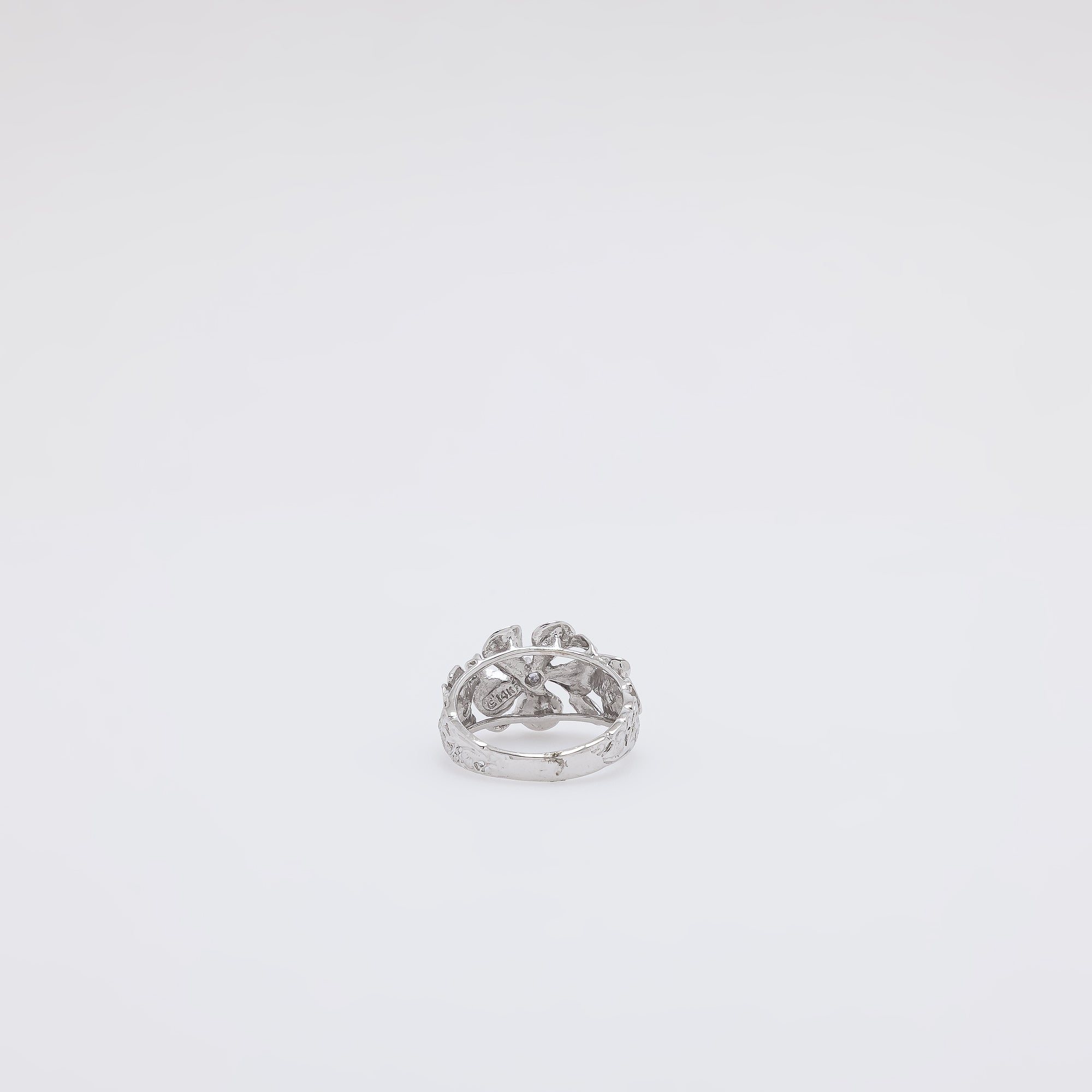 Triple Tanzanite Plumeria Ring [Size 7]