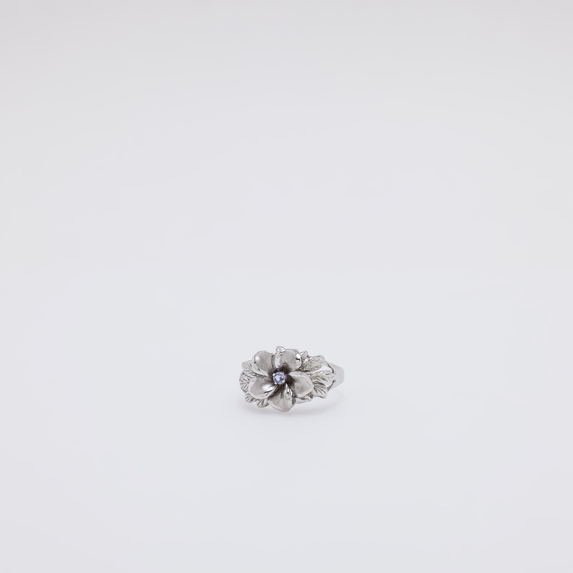 Tanzanite Plumeria Ring [Size 9]