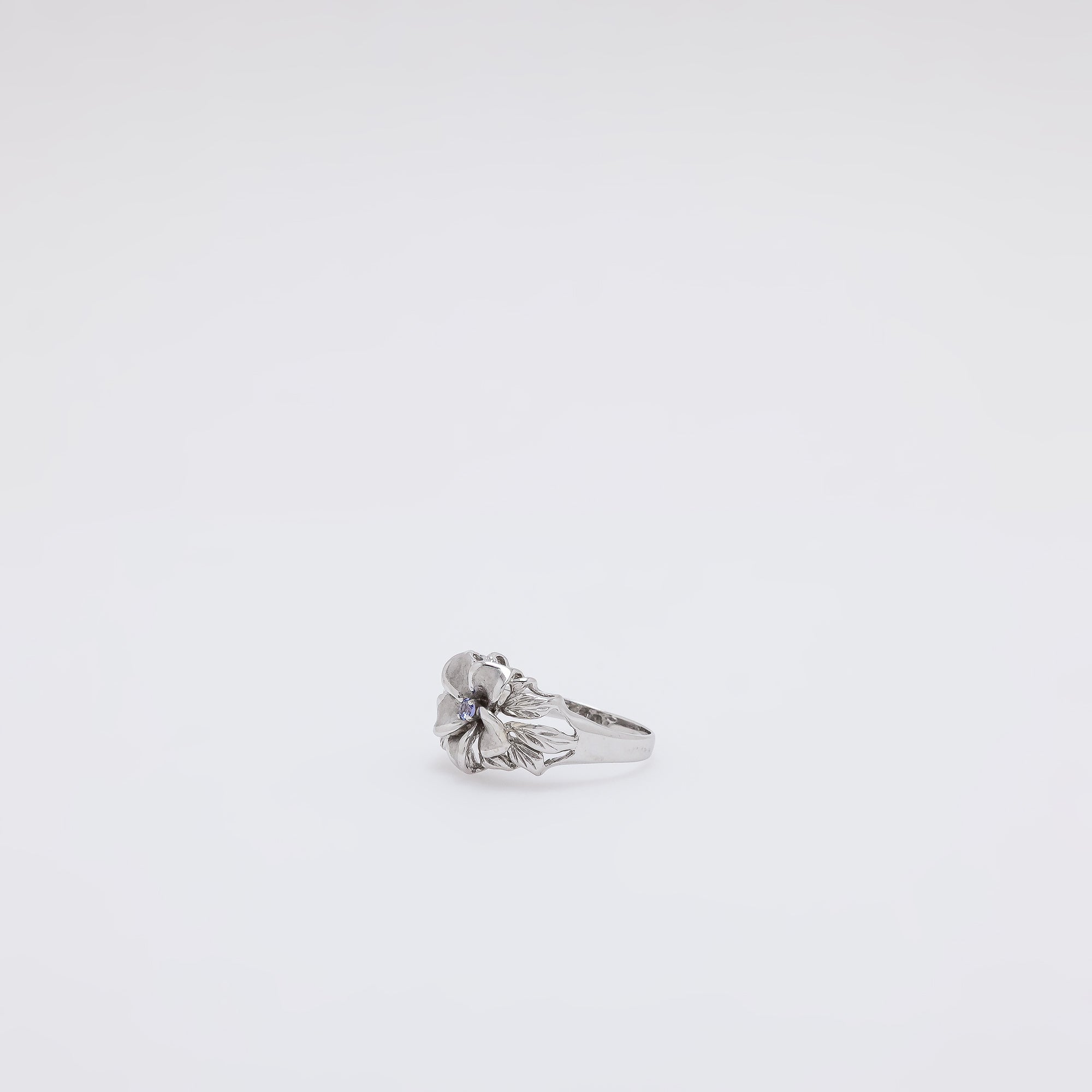 Tanzanite Plumeria Ring [Size 9]