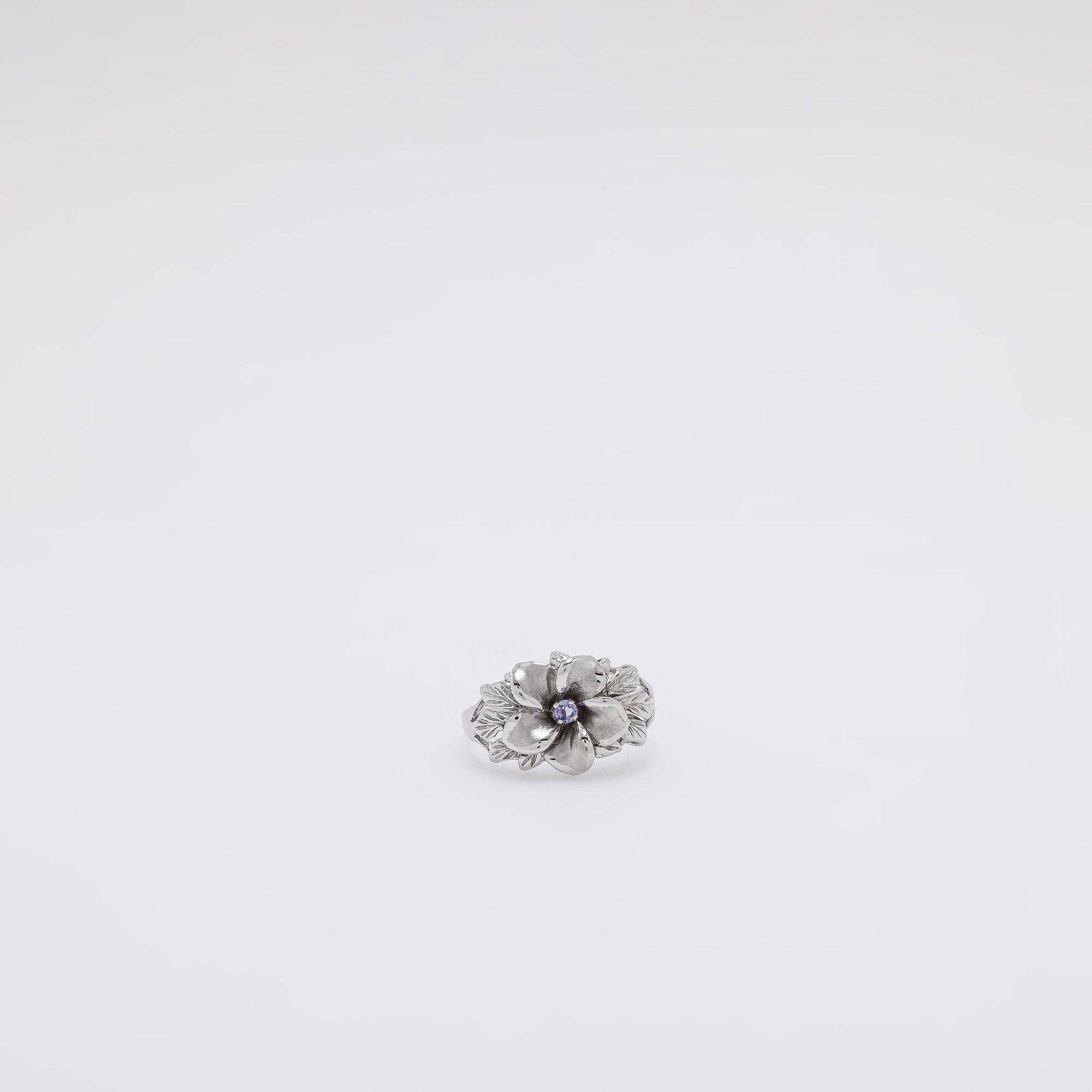Tanzanite Plumeria Ring [Size 9]