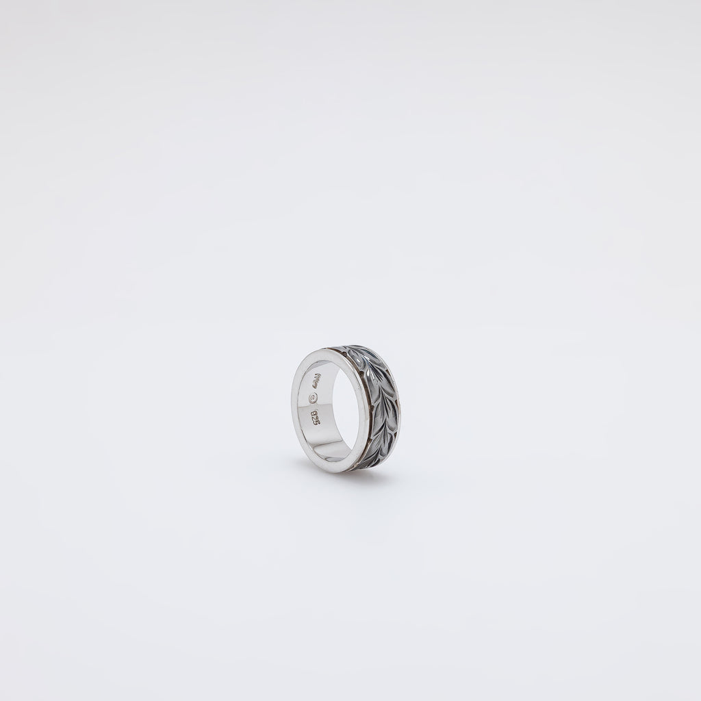 360 Maile Leaf Spinner Ring [Sizes 6.25 + 6.75]