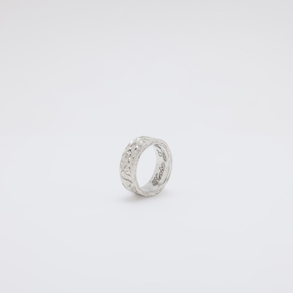Plumeria + Anthurium + Hibiscus Ring [Size 9.5]