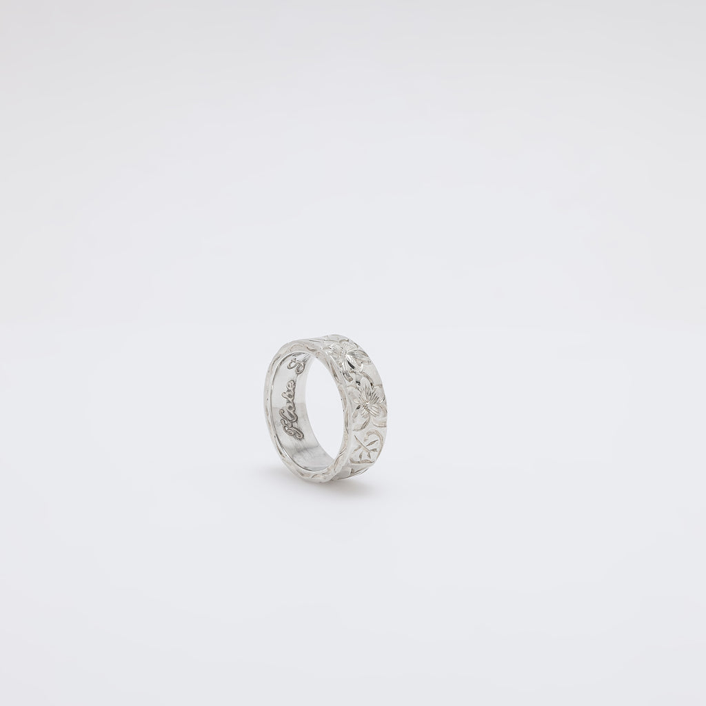 Plumeria + Anthurium + Hibiscus Ring [Size 9.5]