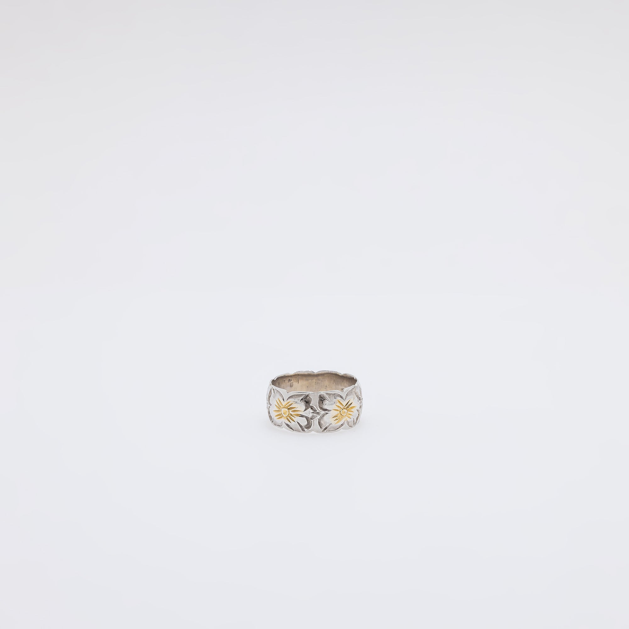 Two-Tone Gradient Plumeria Ring [Size 5]