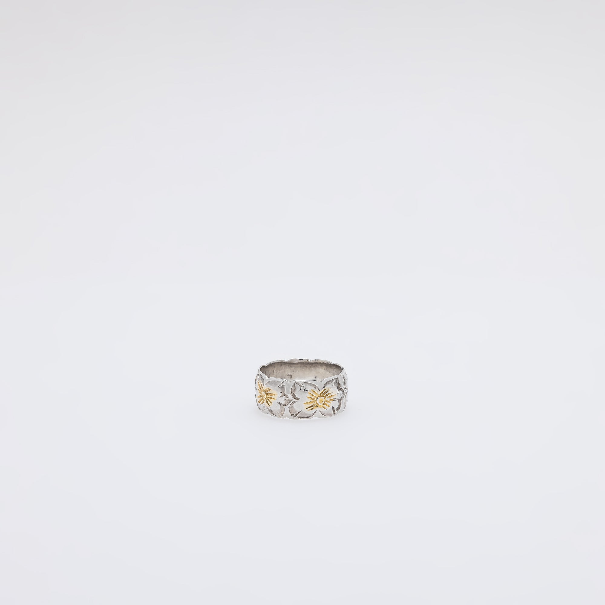 Two-Tone Gradient Plumeria Ring [Size 5]