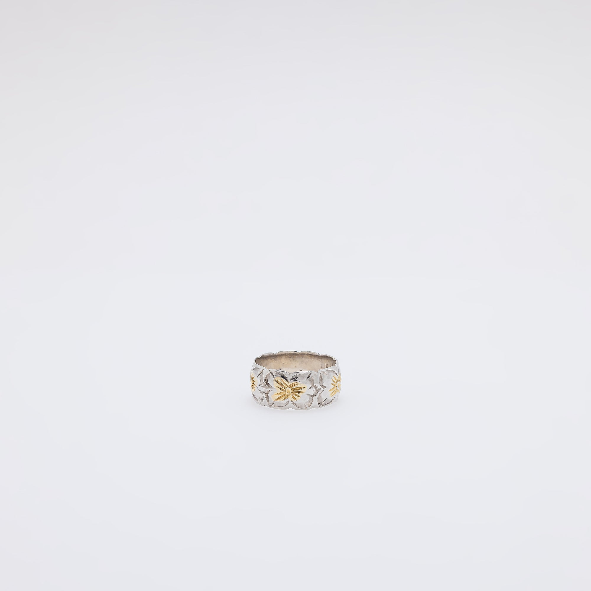 Two-Tone Gradient Plumeria Ring [Size 5]