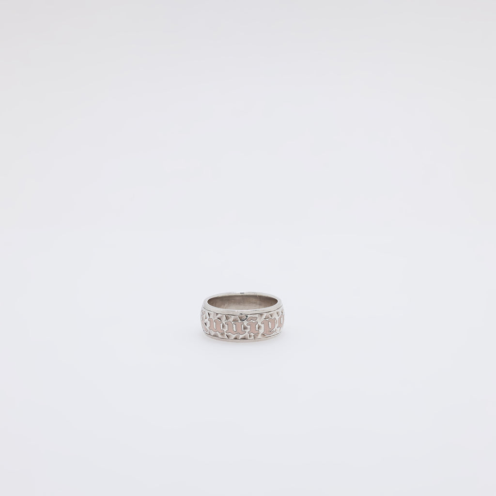 Pink Enamel KU'UPO Ring [Size 6]