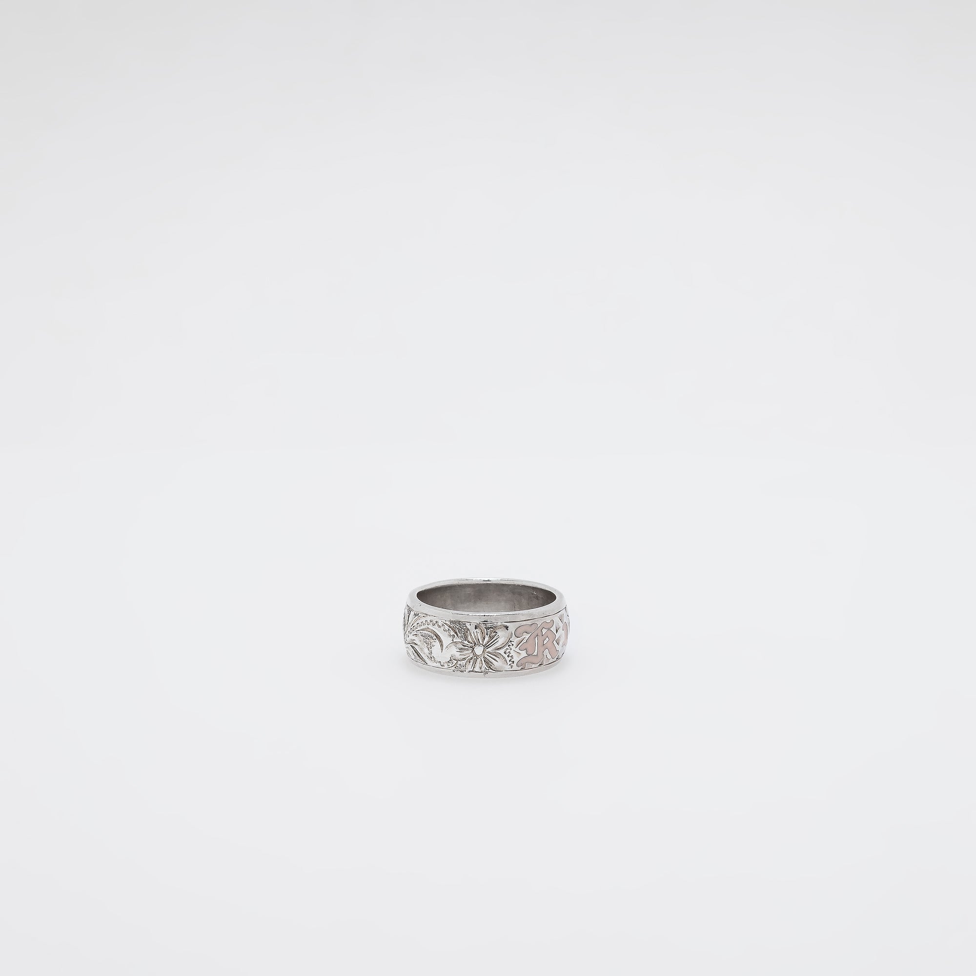 Pink Enamel KU'UPO Ring [Size 6]