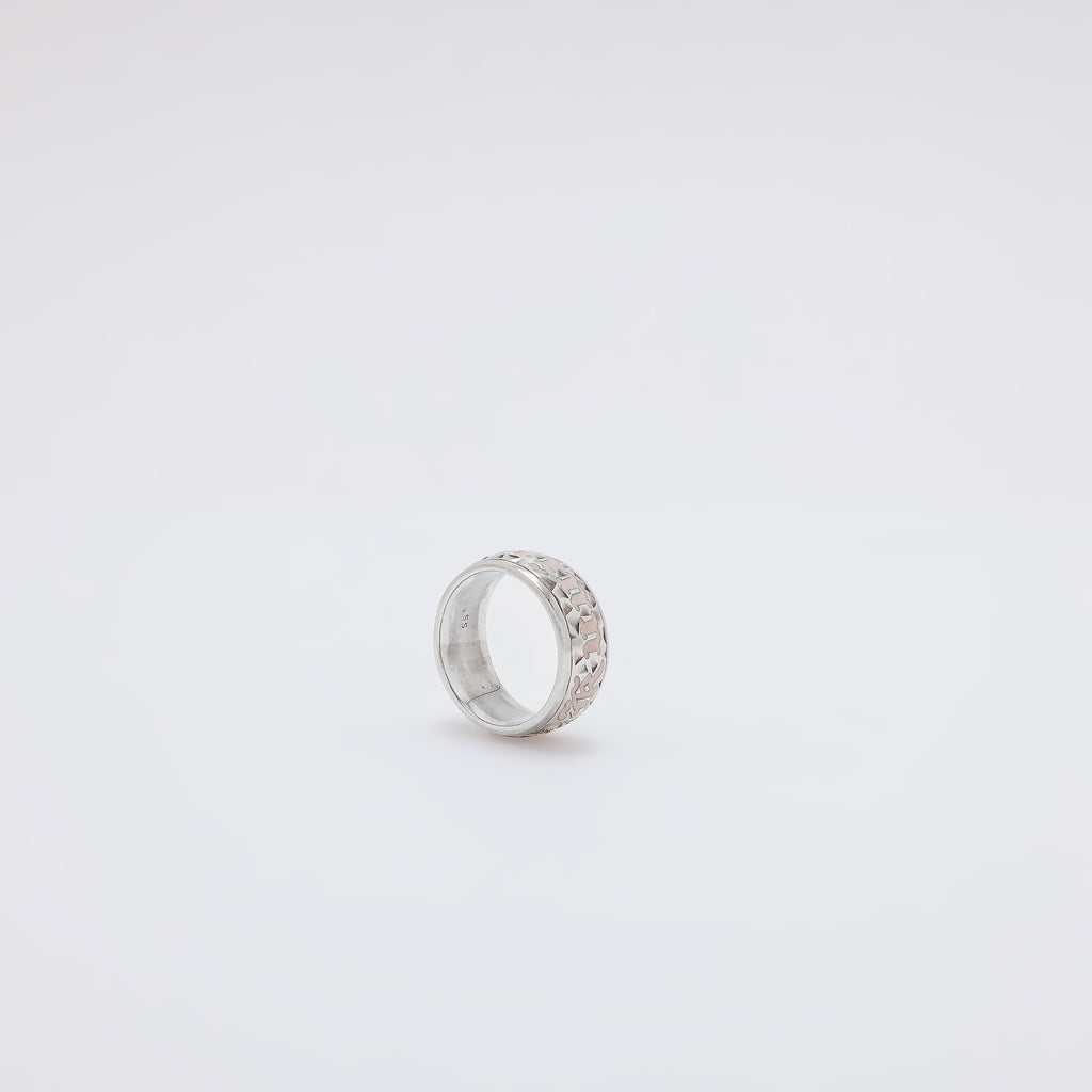 Pink Enamel KU'UPO Ring [Size 6]