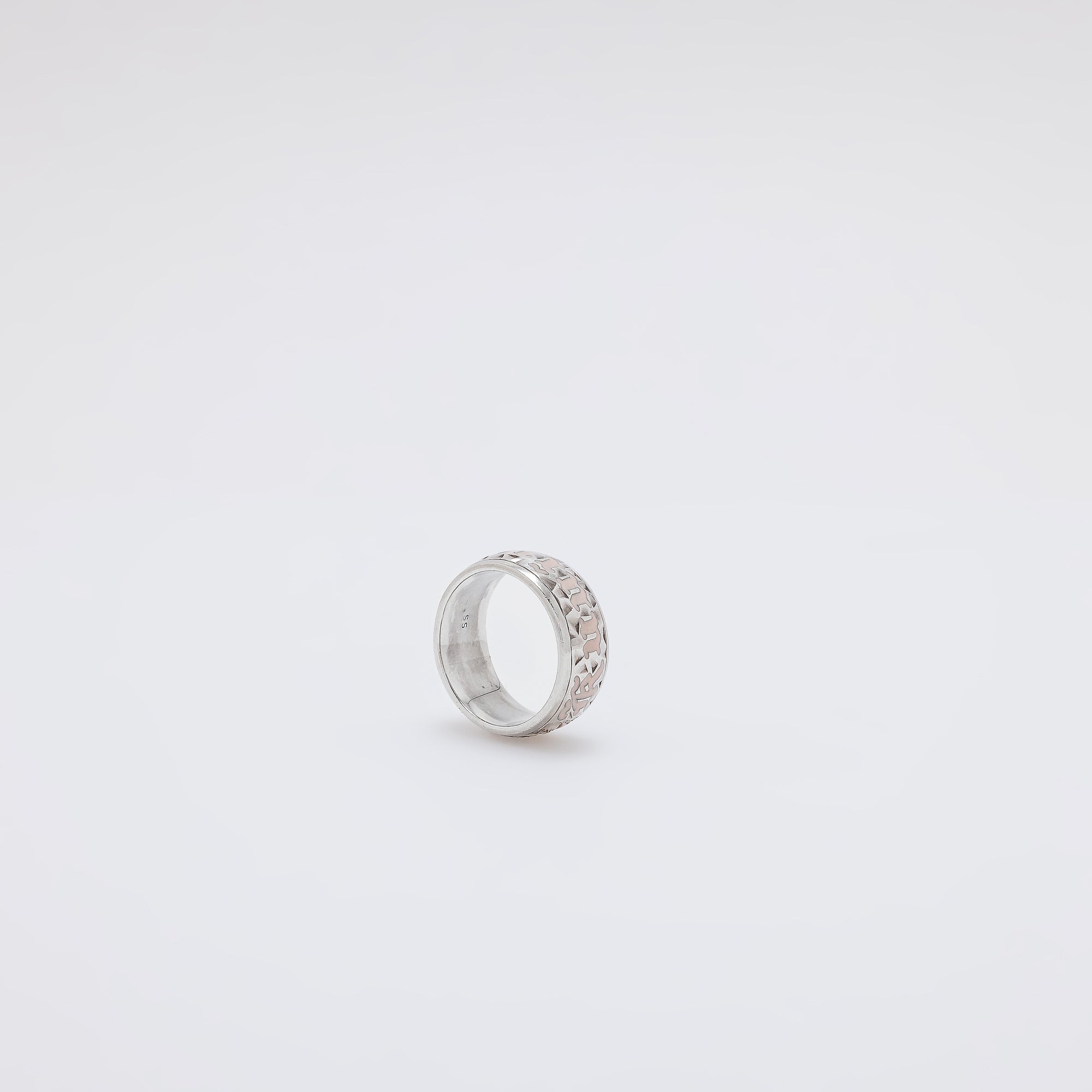 Pink Enamel KU'UPO Ring [Size 6]
