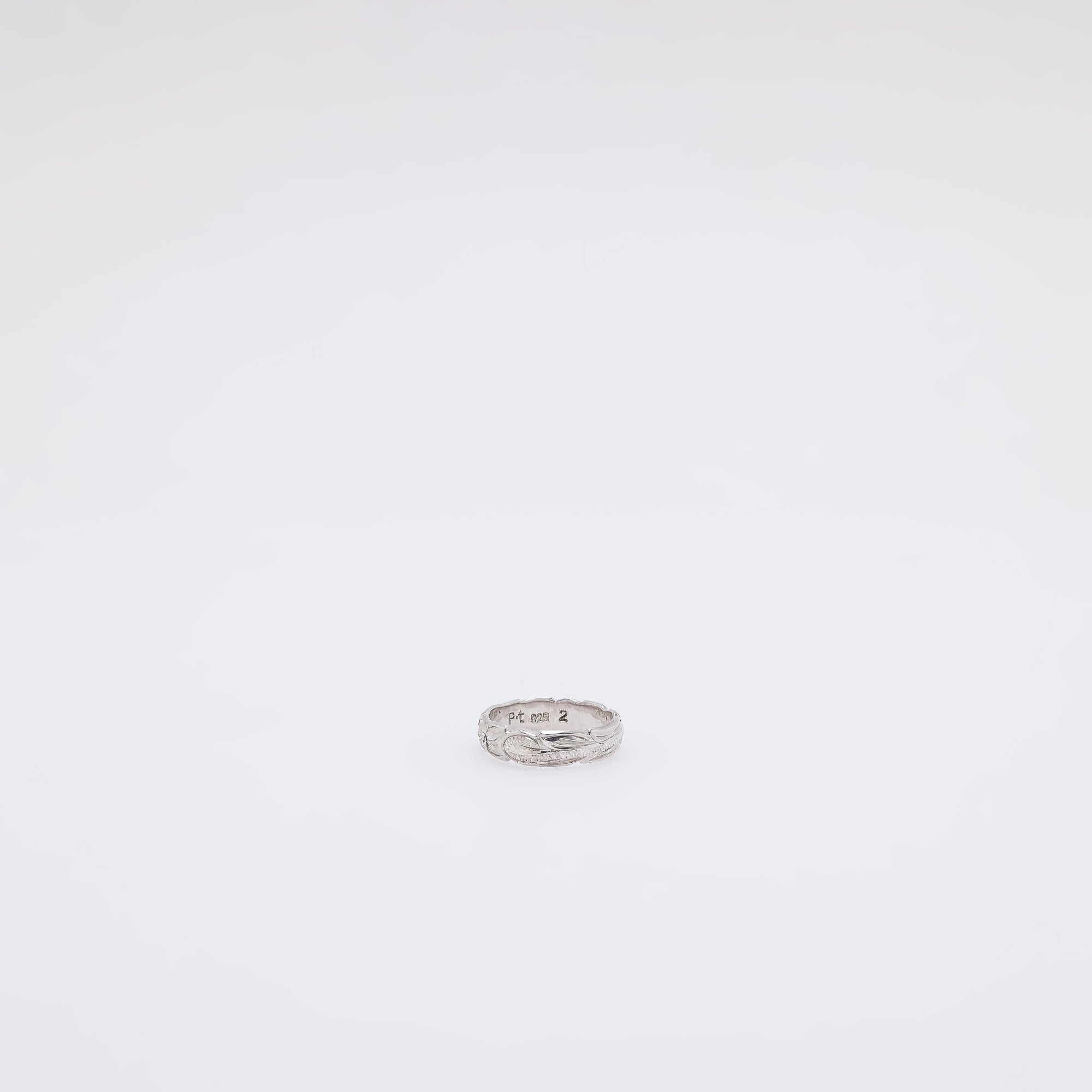 Double Plumeria + Scroll Ring [Size 2 + 5.75]