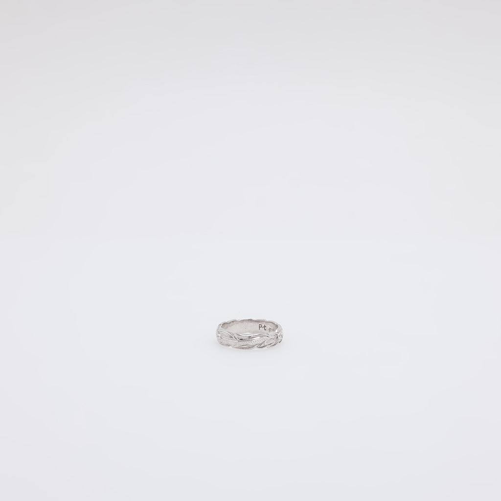 Double Plumeria + Scroll Ring [Size 2 + 5.75]