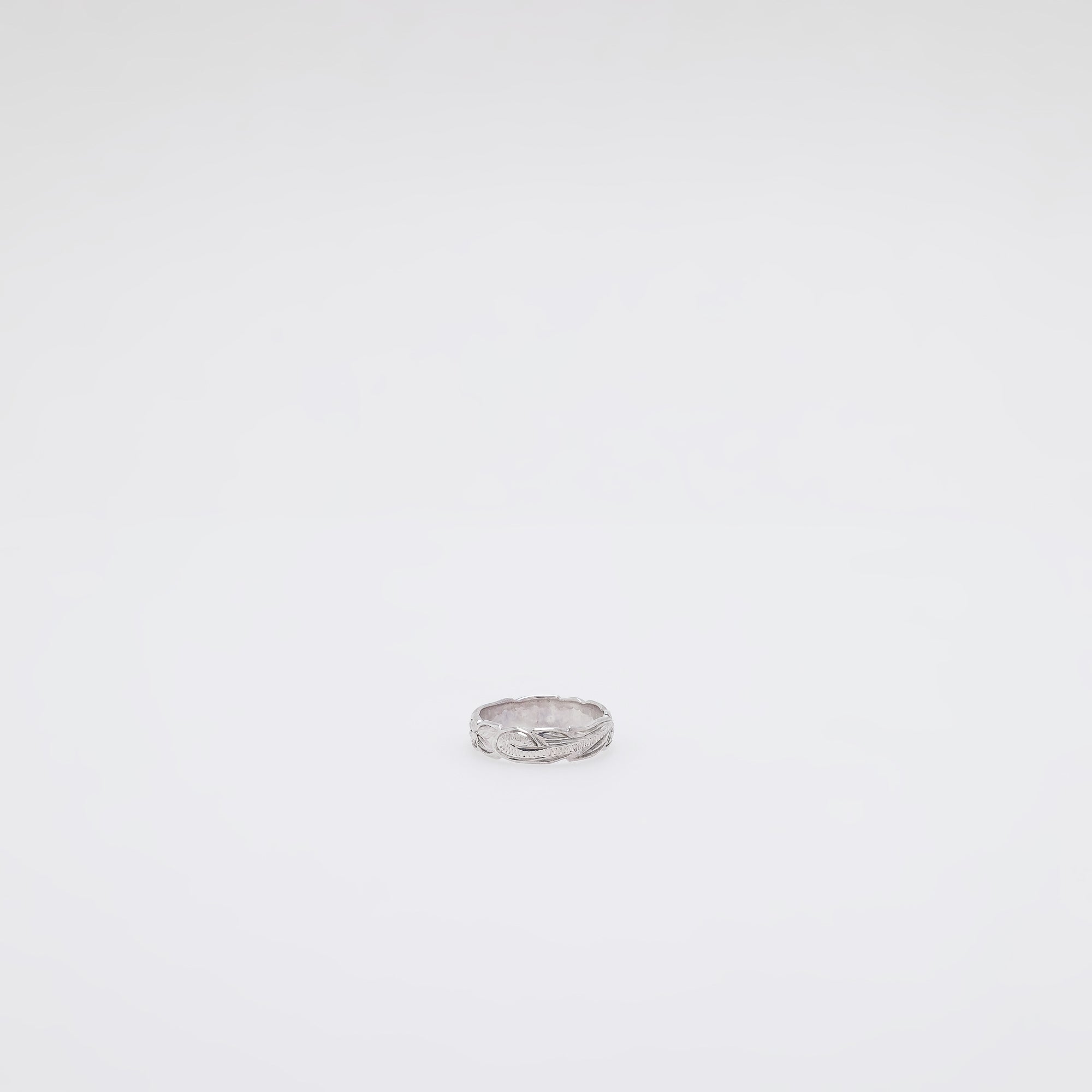 Double Plumeria + Scroll Ring [Size 2 + 5.75]