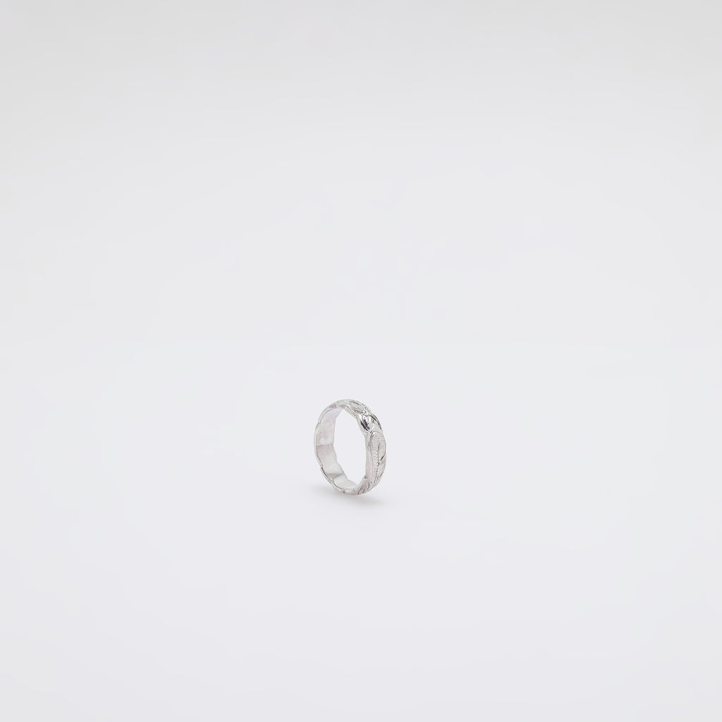 Double Plumeria + Scroll Ring [Size 2 + 5.75]