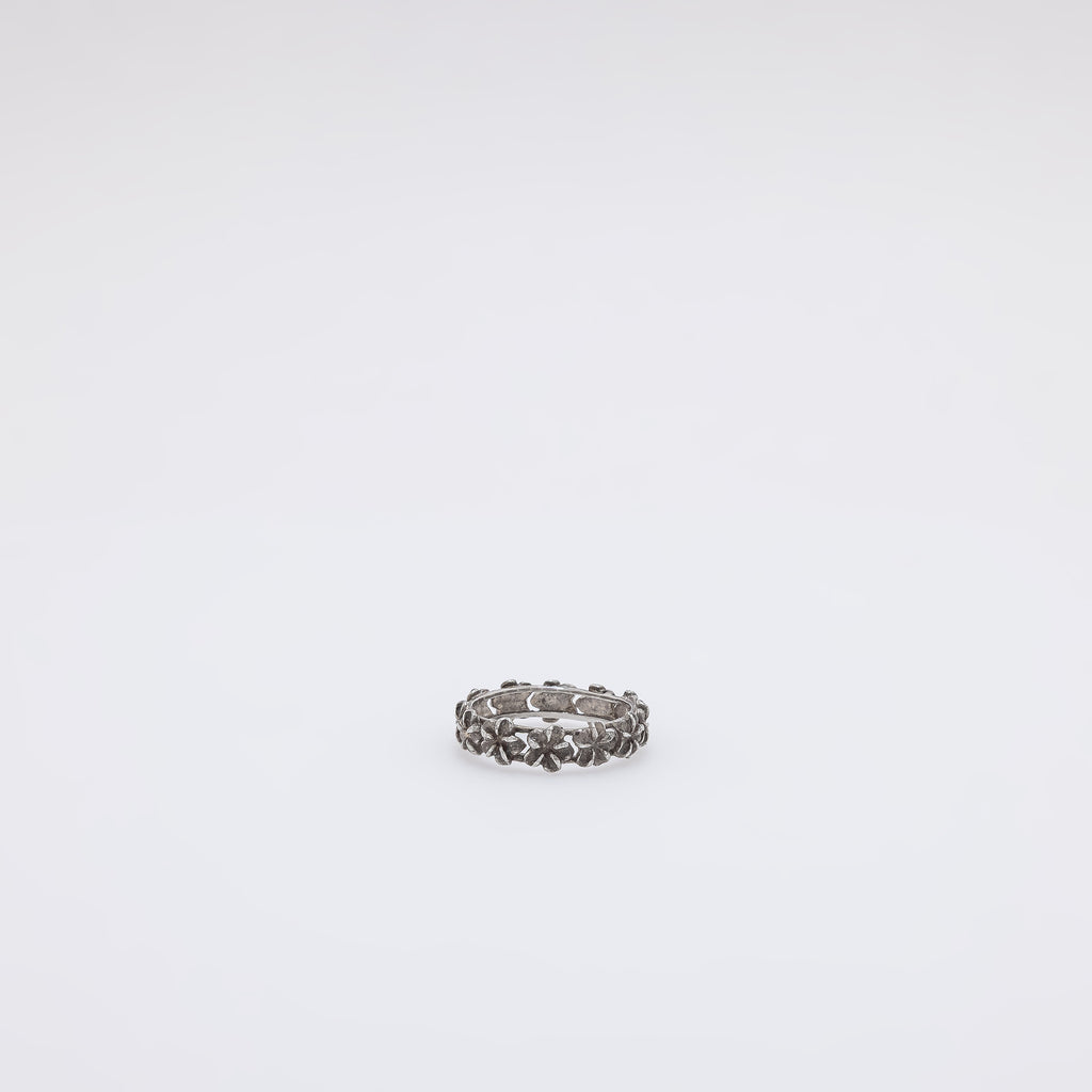 Raised Plumeria Band [Size 6.75]