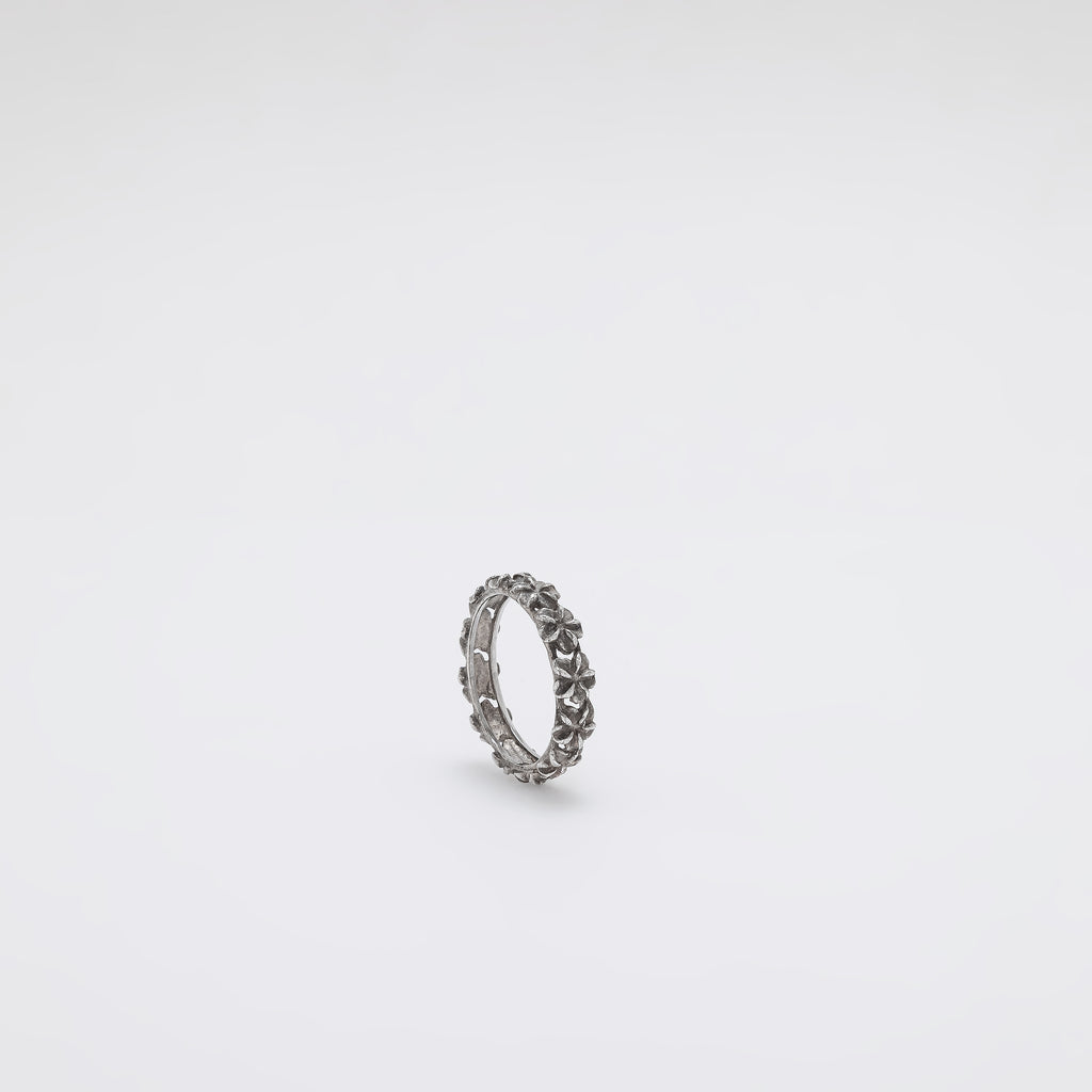 Raised Plumeria Band [Size 6.75]