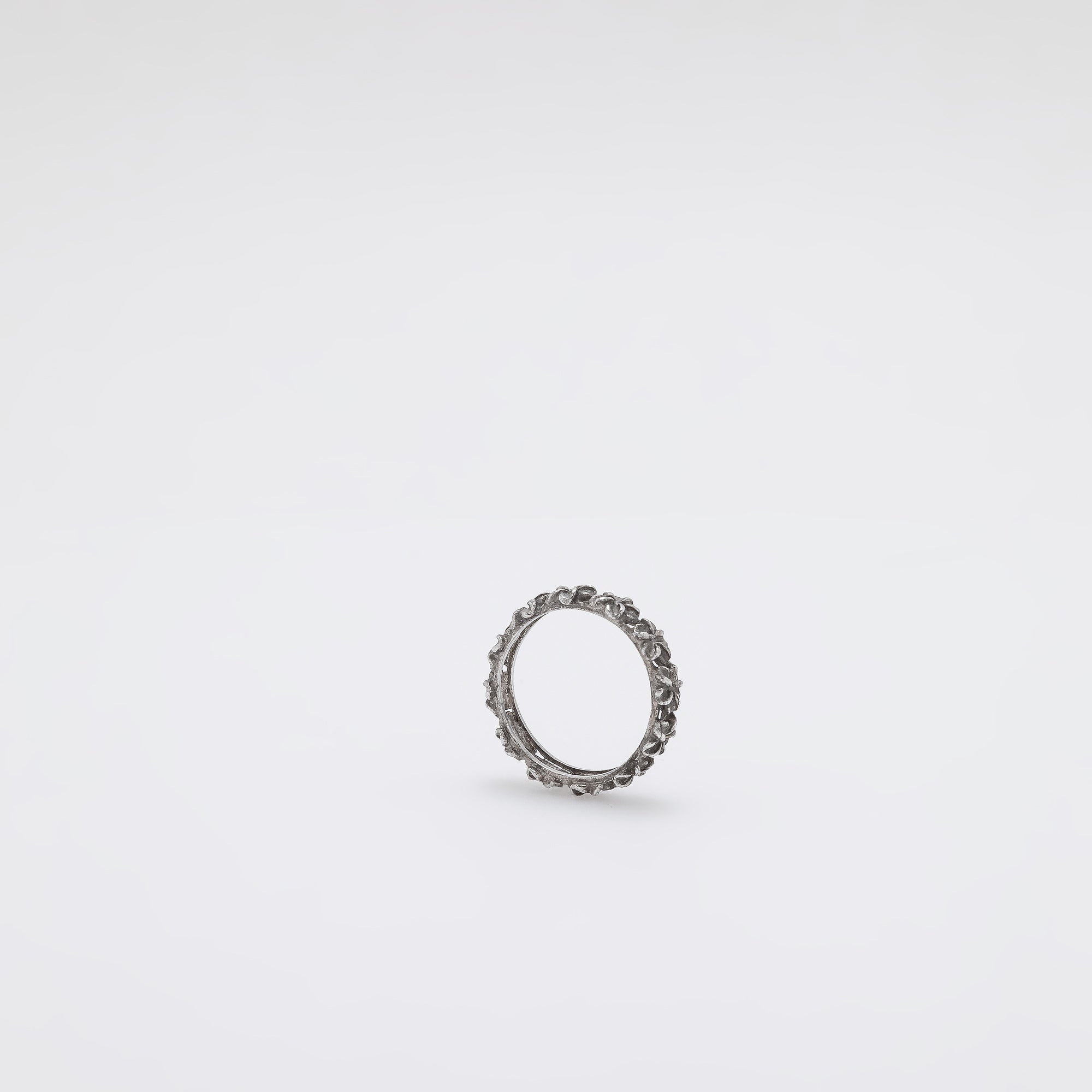 Raised Plumeria Band [Size 6.75]