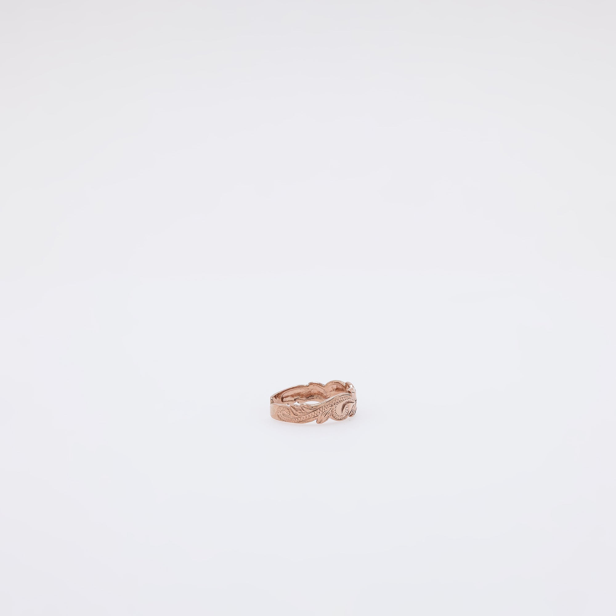 Single Plumeria Hawaiian Heirloom Toe Ring - Outline Cutout Style