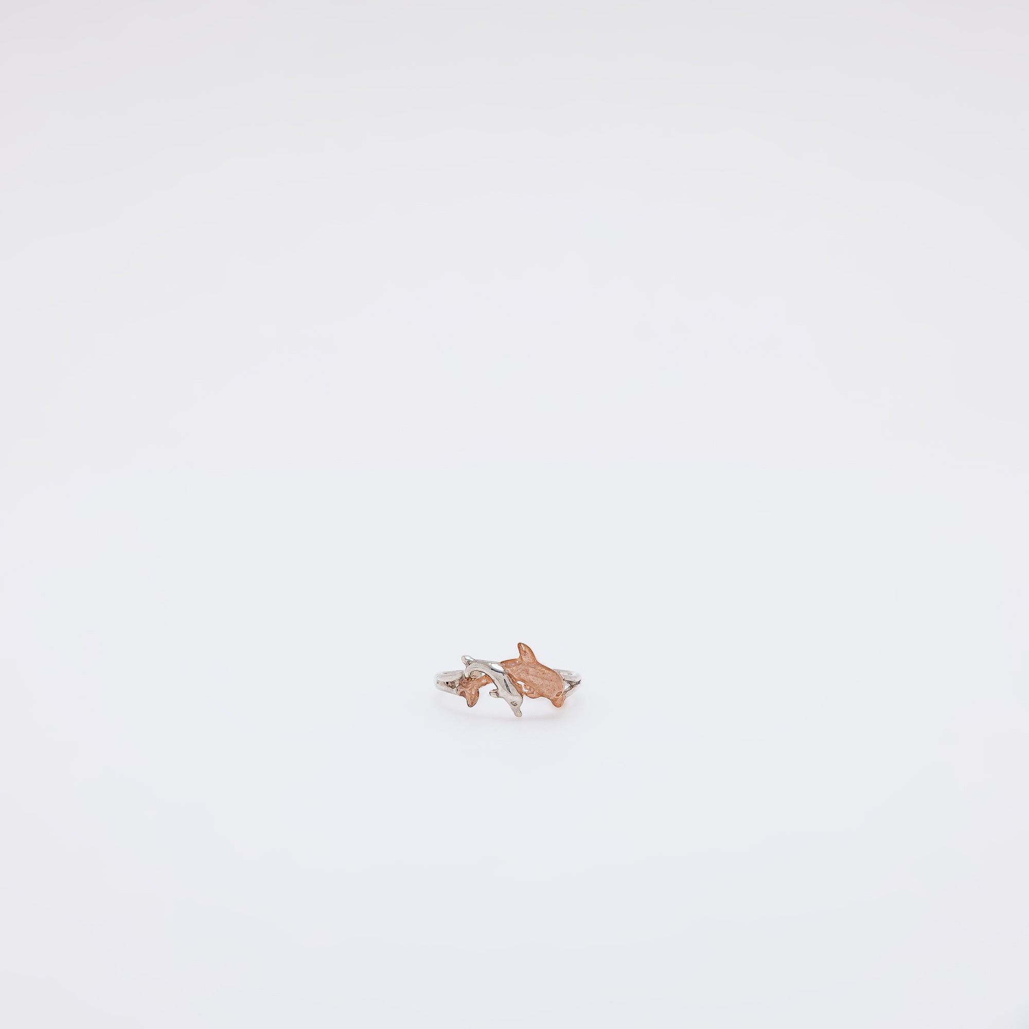 Double Dolphin Toe Ring