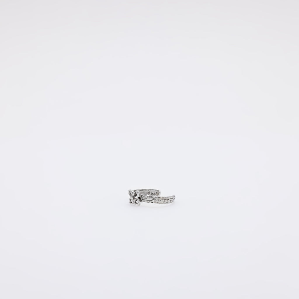 Four-Petal Plumeria Toe Ring