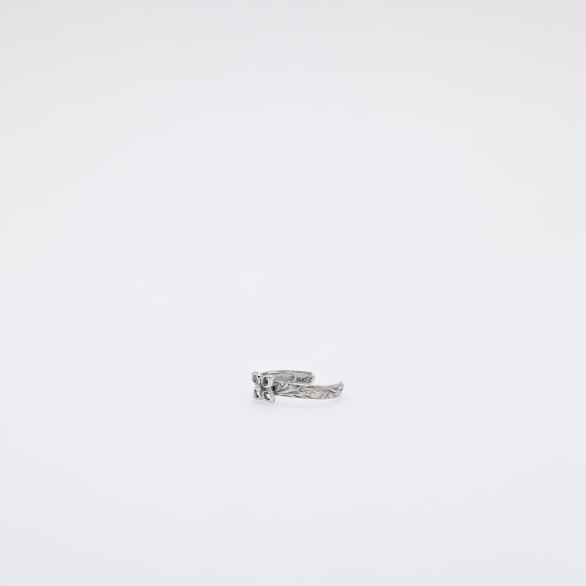 Four-Petal Plumeria Toe Ring