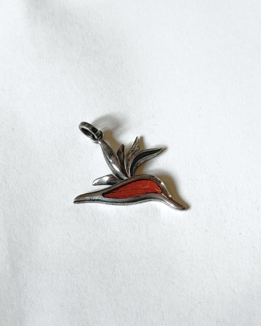Bird of Paradise Ver.1 Koa Wood Pendant