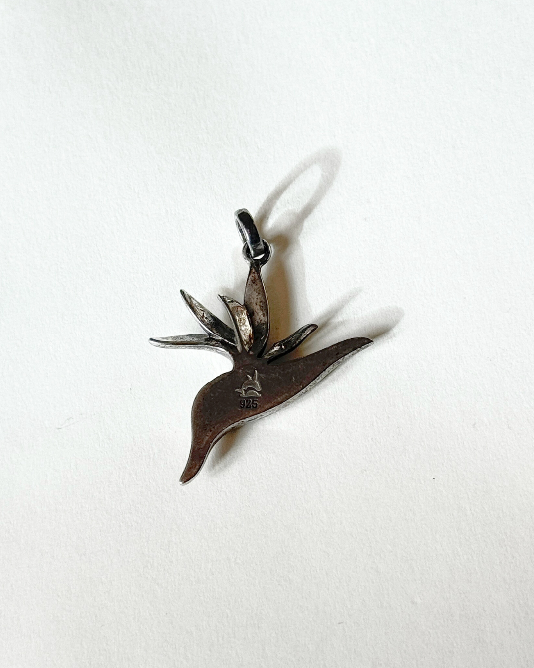 Bird of Paradise Ver.1 Koa Wood Pendant