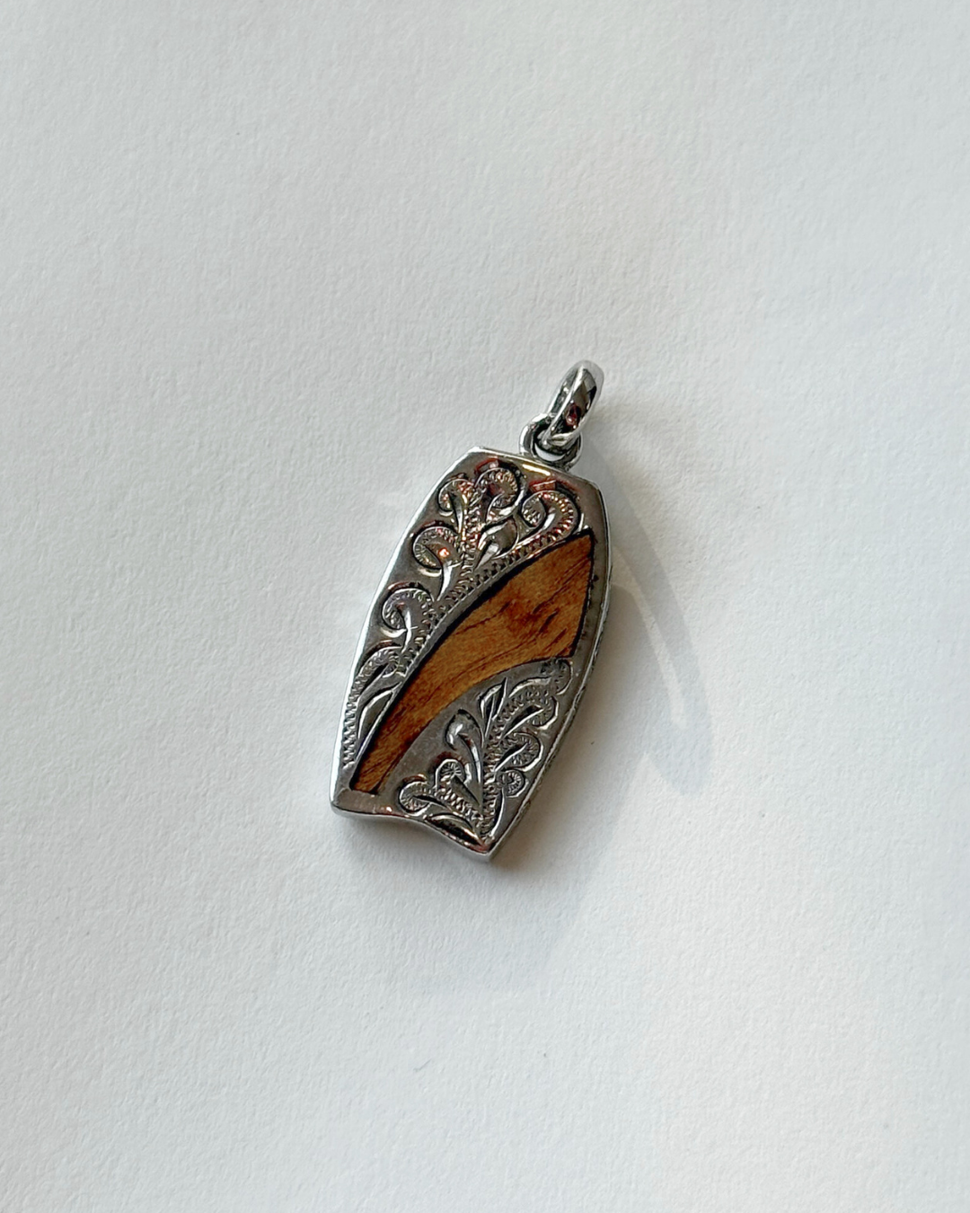 Boogie Board Koa Wood Pendant