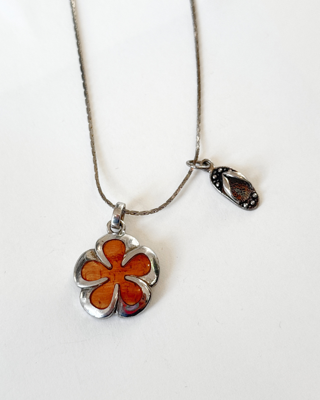 Bubble Plumeria Koa Wood Pendant