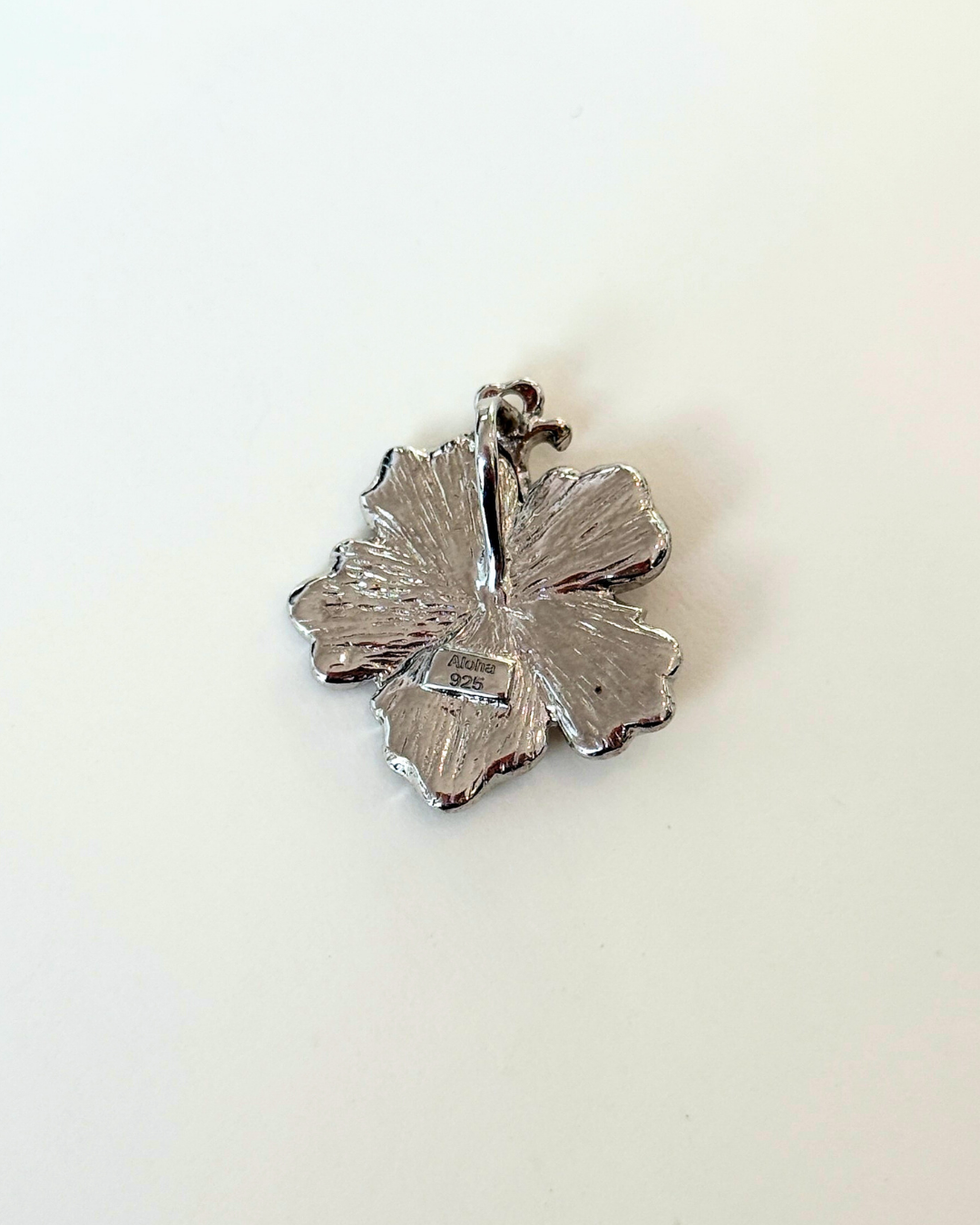 Hibiscus Ver. 1 Koa Wood Pendant
