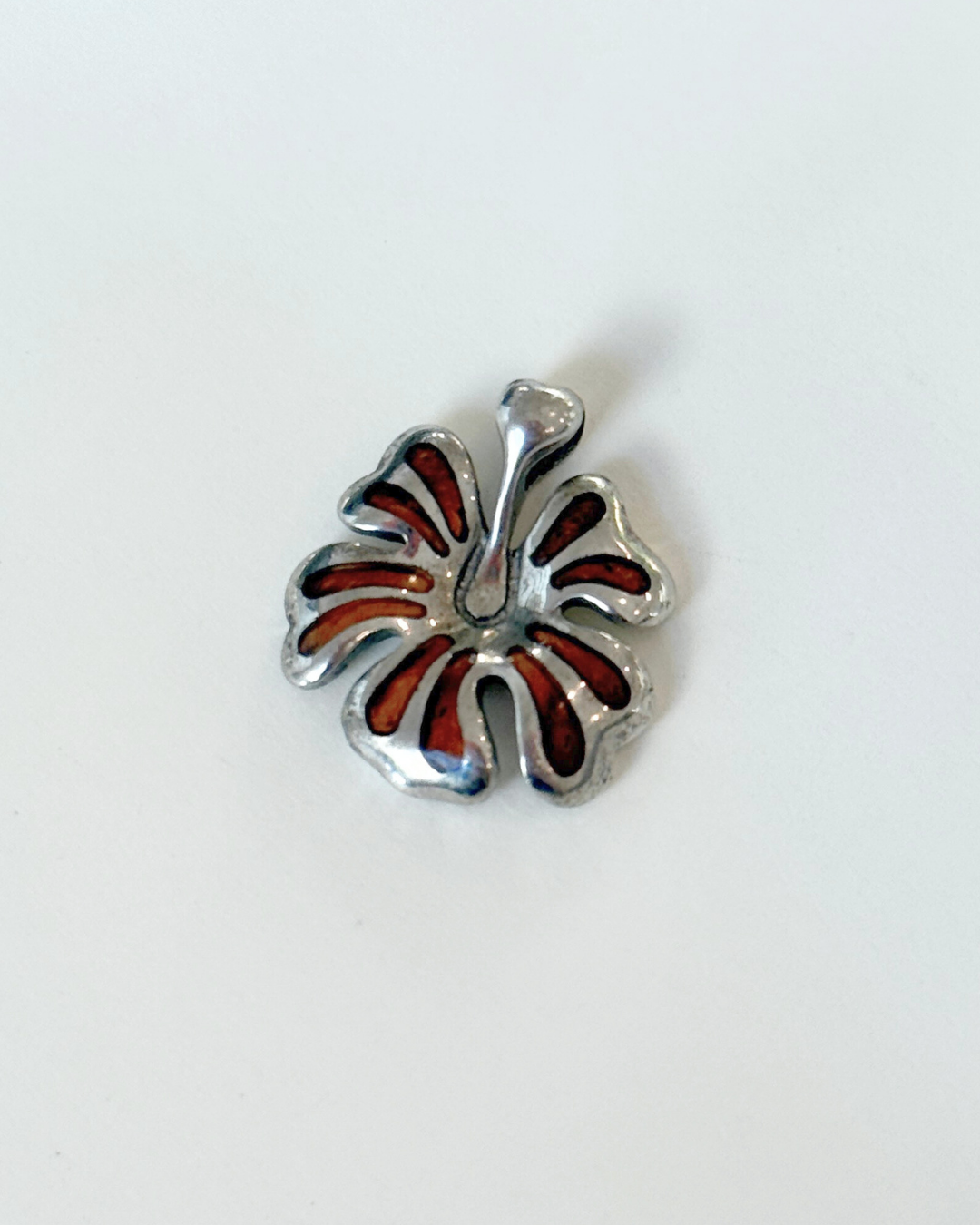 Hibiscus Ver. 2 Koa Wood Pendant