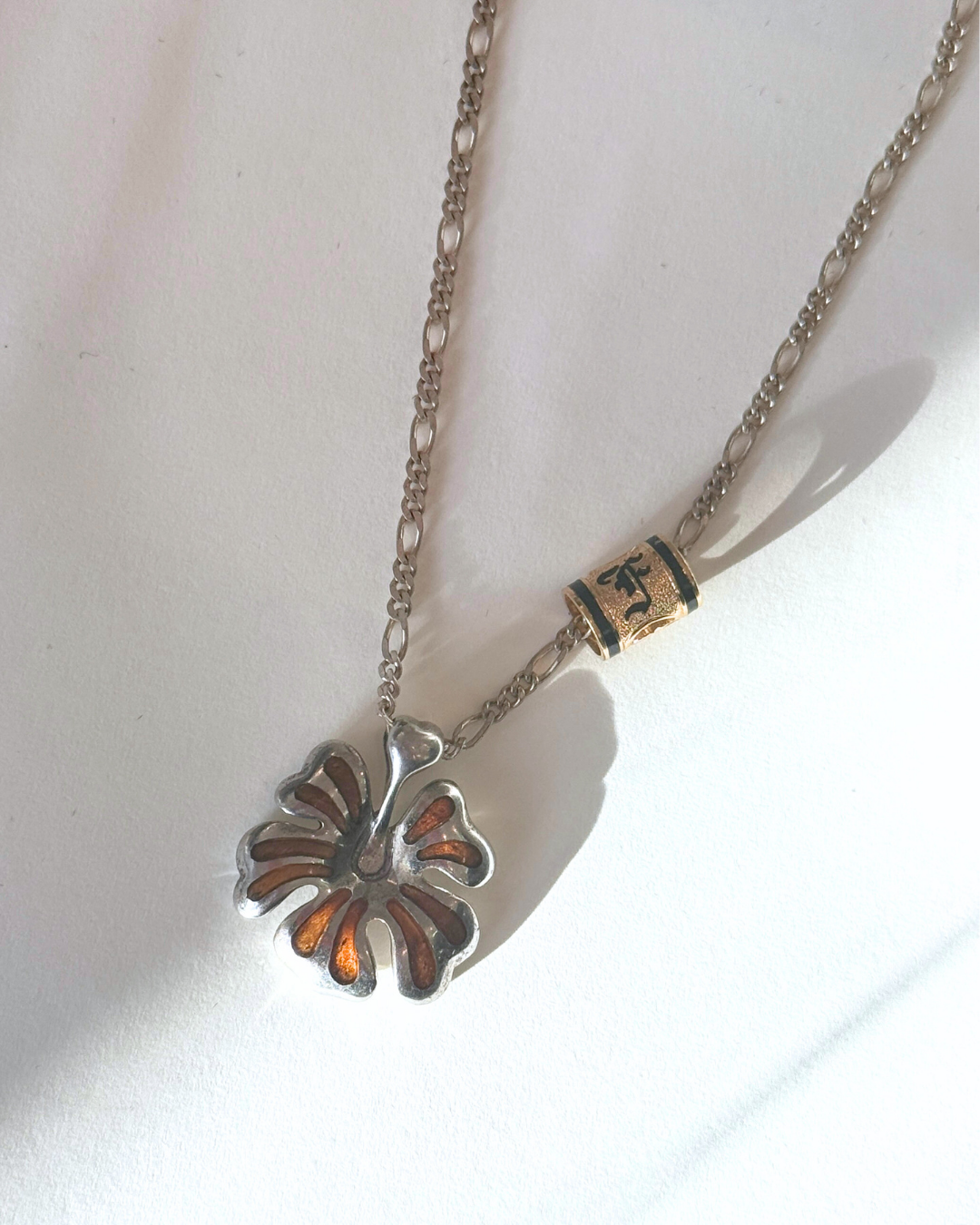 Hibiscus Ver. 2 Koa Wood Pendant