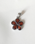 Plumeria Princess Koa Wood Pendant
