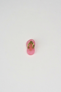 Mini Baby Pink Jade Slippah Pendant