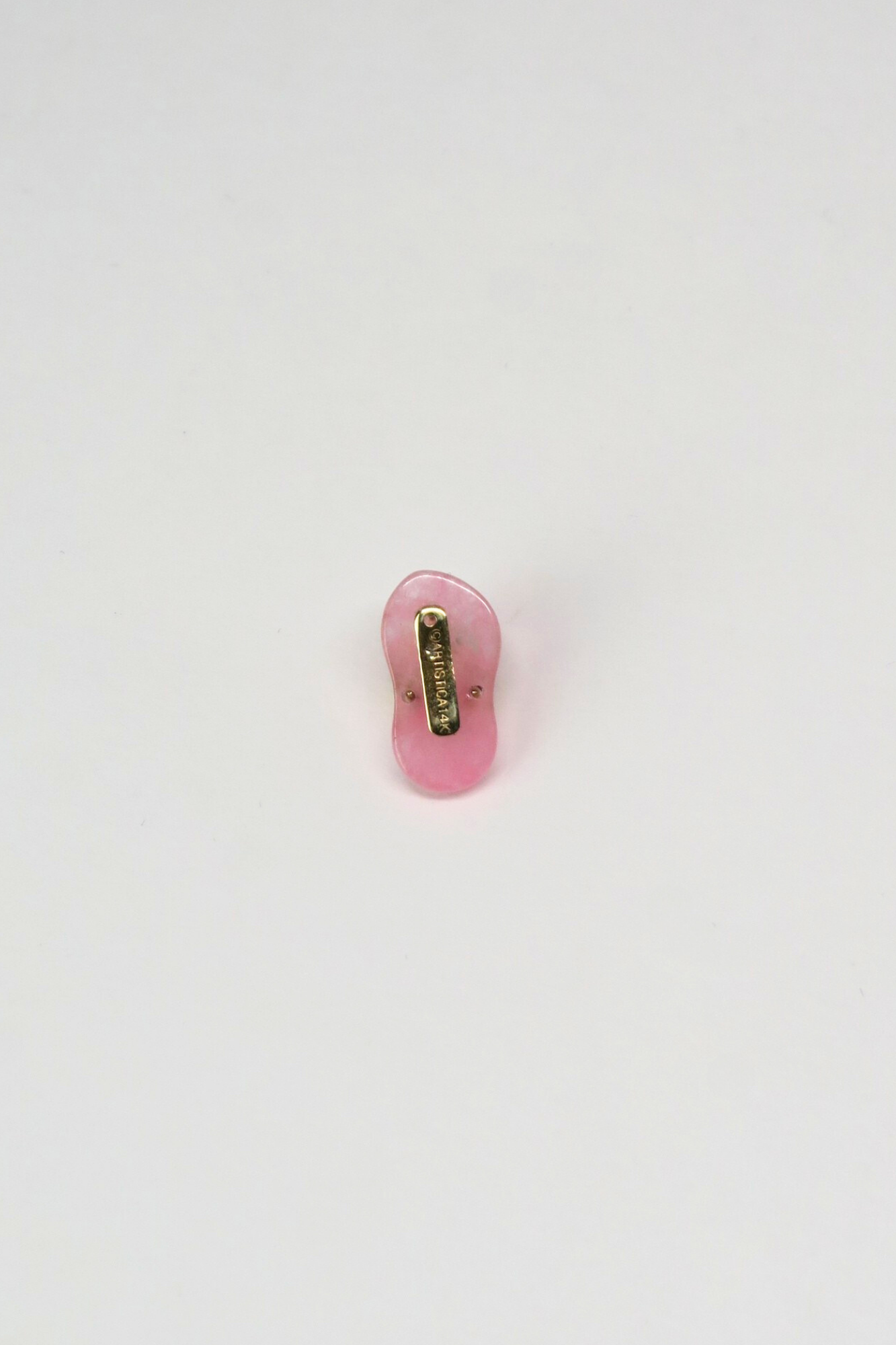 Mini Baby Pink Jade Slippah Pendant
