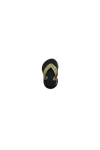 Mini Black Jade Slippah Pendant with Petite Melee Diamonds