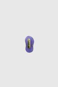 Mini Lavender Jade Slippah Pendant with Petite Melee Diamonds