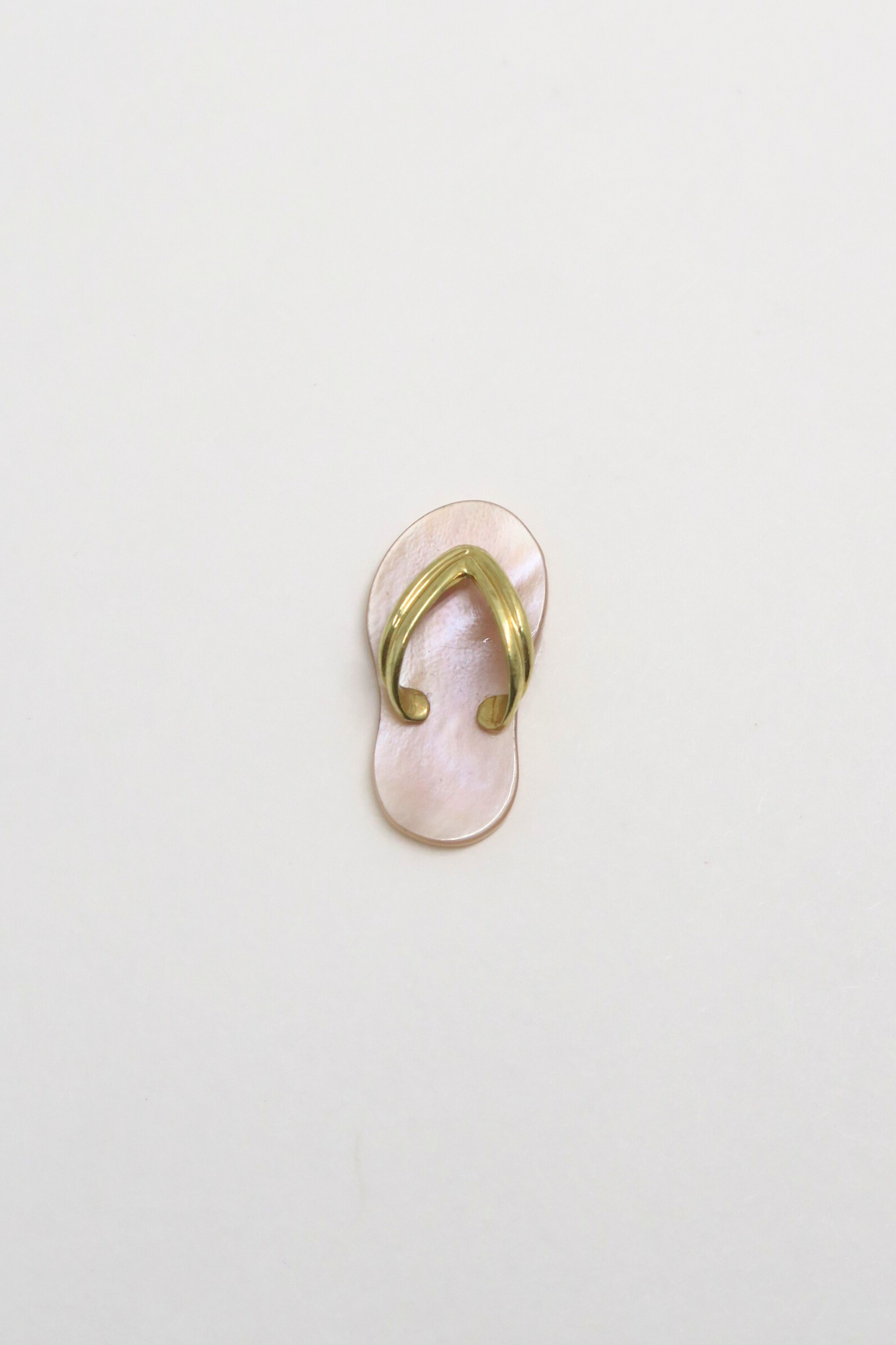 Pink Mother-of-Pearl Slippah Pendant